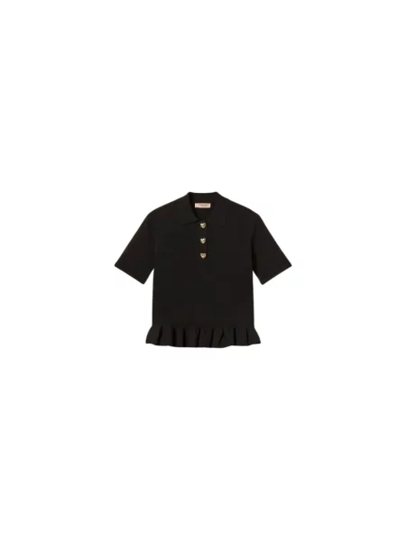Koszulka polo Twinset czarna