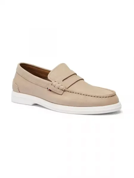 Tommy Hilfiger De piele pantofi loafer bej