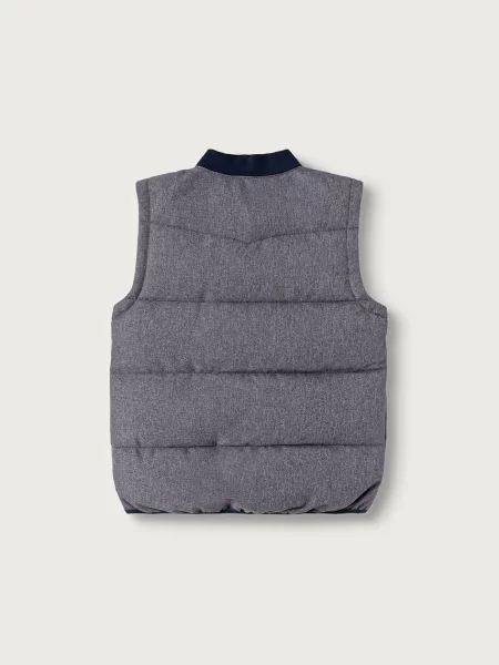 Levi's елек за деца BATWING EMB PUFFER VEST синьо
