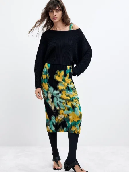 Desigual Šaty Lacroix / zmiešané farby žltá