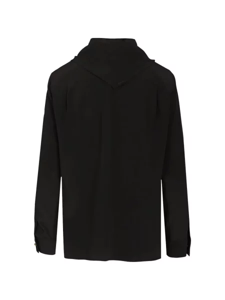 Cămașă Max Mara de mătase negru