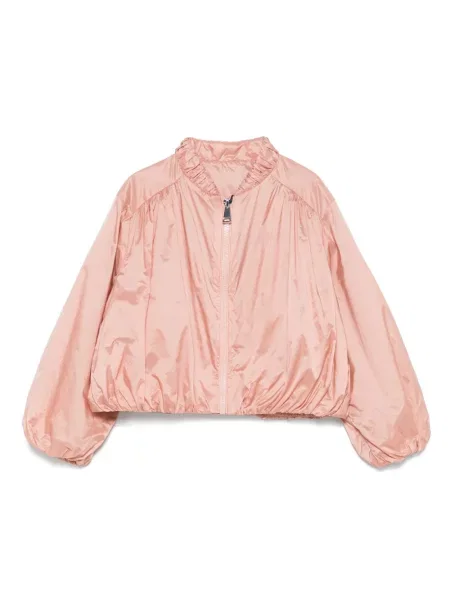 Kurtka bomber dziecięcy Moncler Enfant różowy