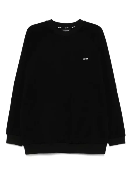 Hanorac crewneck Team Wang Design negru