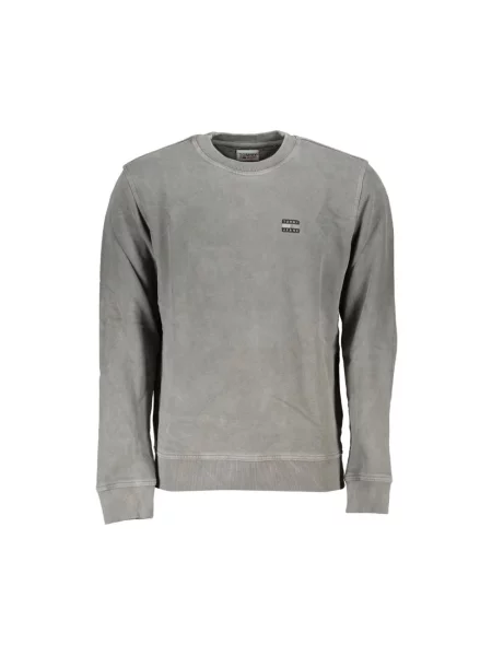 Bluza Tommy Hilfiger z długim rękawem z okrągłym dekoltem czarna