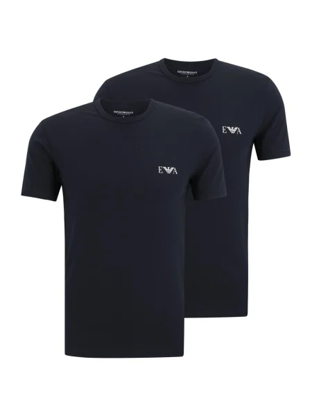 Emporio Armani Tricou bleumarin alb