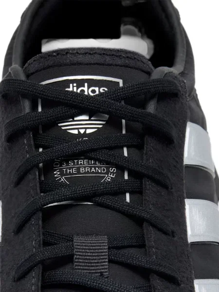 Balerini Adidas cu imagine cu imprimeu animal print alb