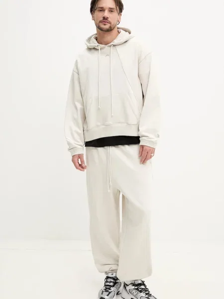 Кофта A-COLD-WALL* Millbank Hoodie з капюшоном однотонна бежевий