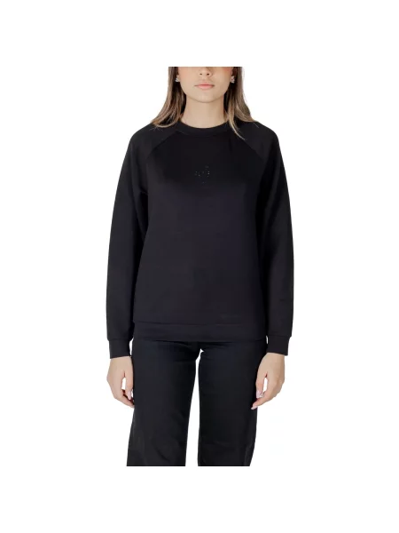 Armani Exchange Majica dugih rukava crna