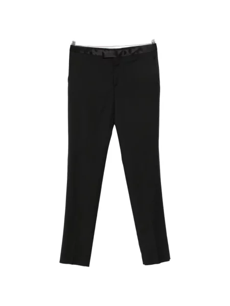 Pantaloni Tagliatore din satin negru
