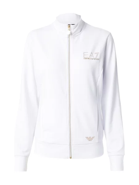 Emporio Armani Gornji dio trenirke zlatna / bijela
