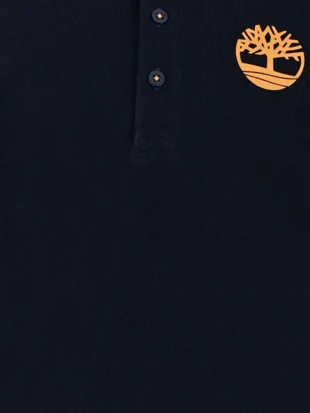 Koszulka polo dziecięca Timberland niebieska
