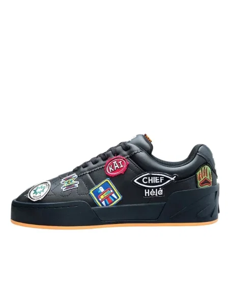 Sneakersy Anta skórzane czarne