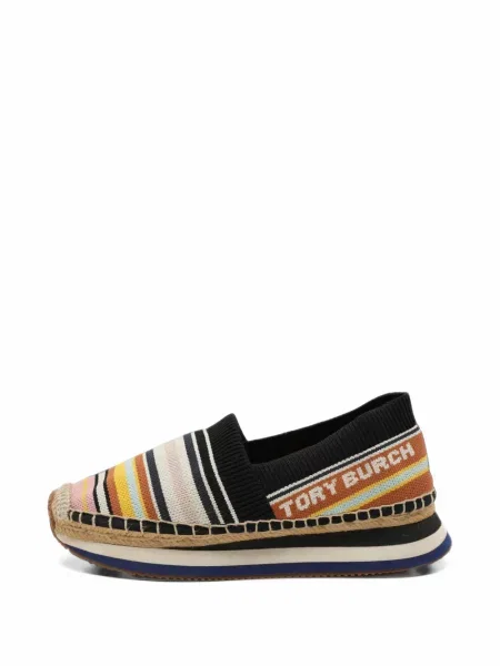 Espadrilky Tory Burch s autogramem černé