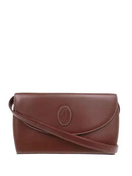 Torebka crossbody Cartier skórzana czerwona