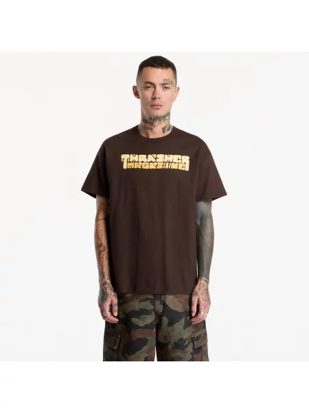 Tricou Thrasher Blocks T-Shirt Dark Chocolate M