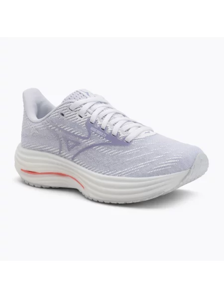 Дамски обувки за бягане Mizuno Wave Rider 29 white/icelandic blue/strikingcoral бяло
