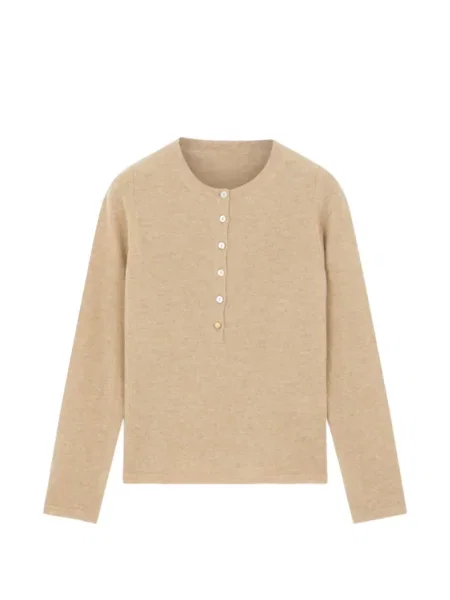 Pulover Fortela cu guler henley