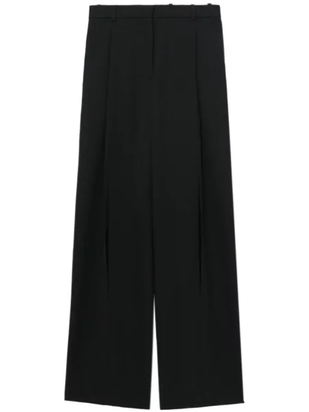 Plisované široké kalhoty Botter černé