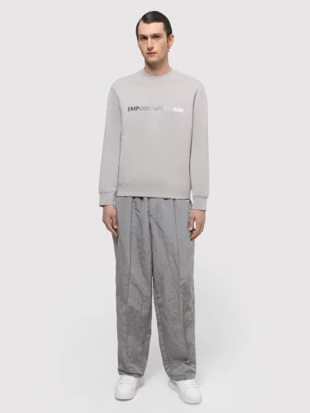 Свитшот Emporio Armani серый