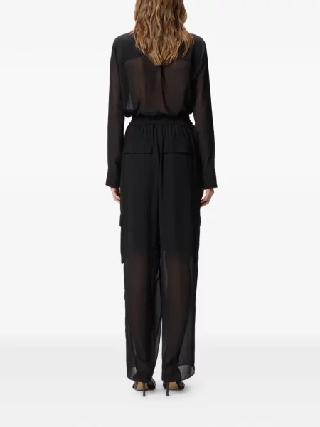 Pantaloni cargo Pinko negru