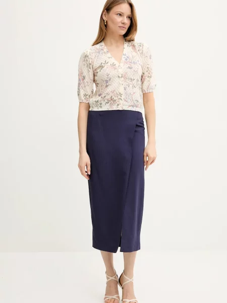 Спідниця Luisa Spagnoli midi пряма синій