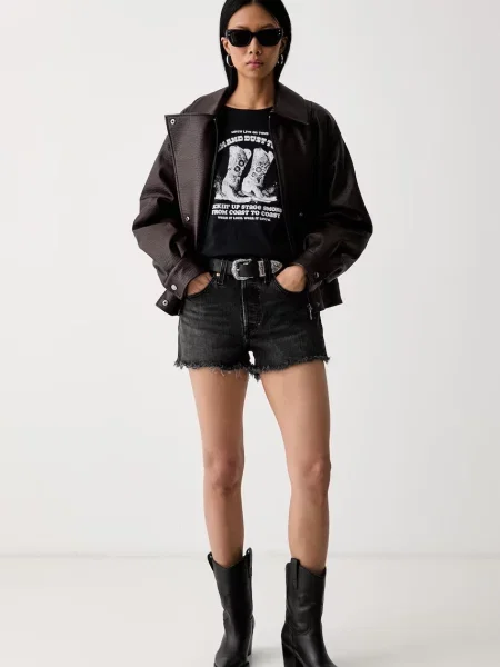 Levi's tričko dámske GR T2 PERFECT čierna