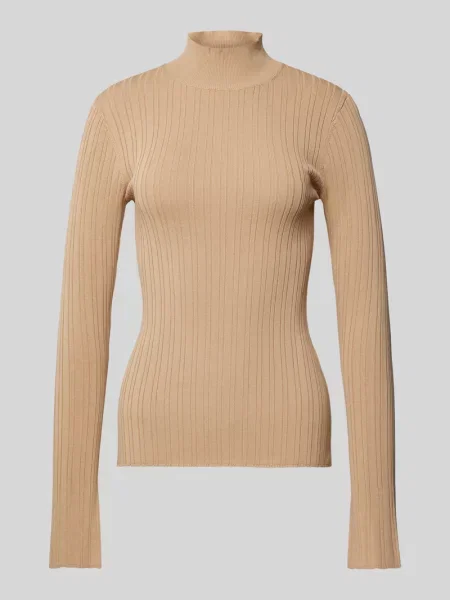 Sweter z dzianiny ze stójką model ‘KYLIE’ Ivy Oak