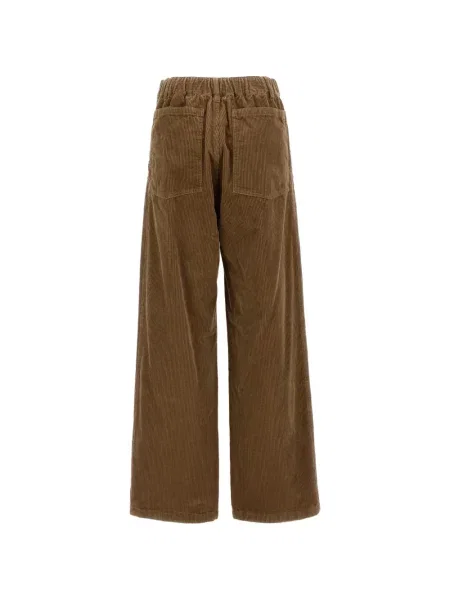 Pantaloni Barena de catifea cord maro