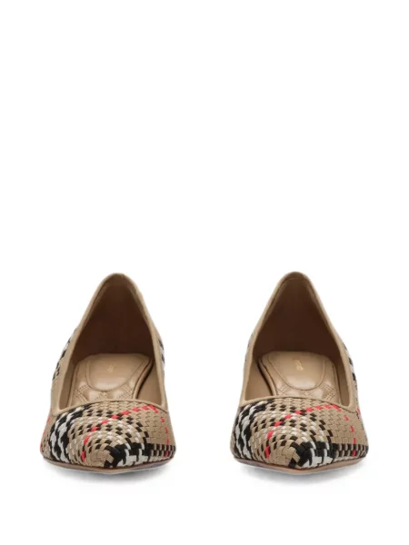 Pantofi cu toc Burberry în carouri