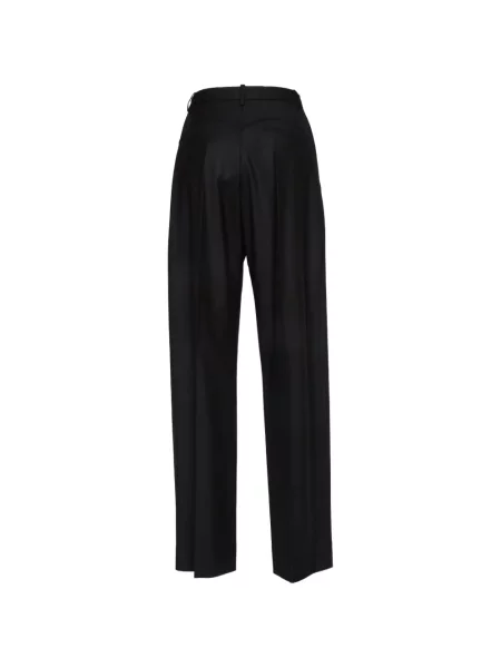 Pantaloni Victoria Beckham plisate negru