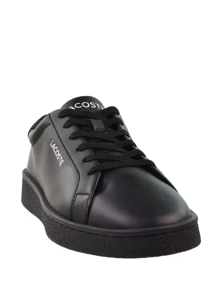 Sneakerși Lacoste din piele negru
