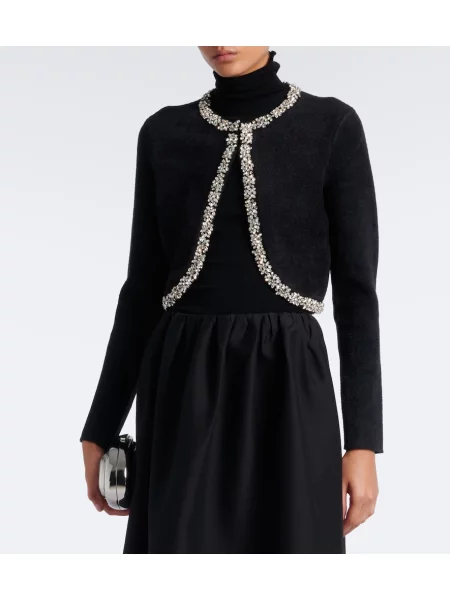 Decupat cardigan Simkhai negru
