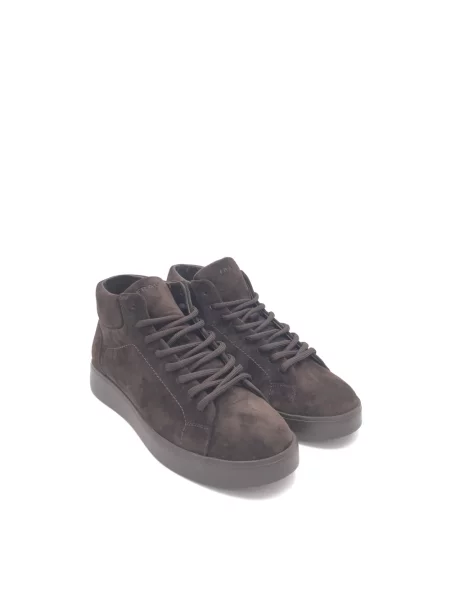 Sneakersy Frau skórzane brązowe