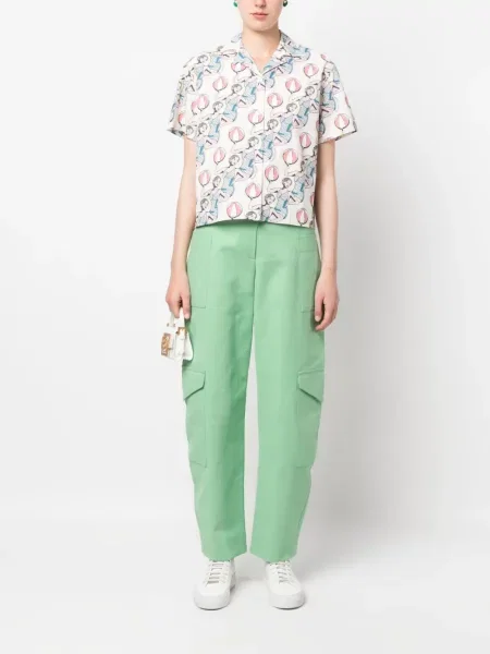 Grafic cămașă Maison Kitsune cu imagine