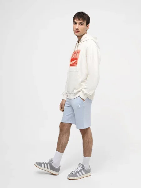 CONVERSE Classic Fit WearersLeft Star Chev Шорти Унісекс Бавовна/поліестер блакитний