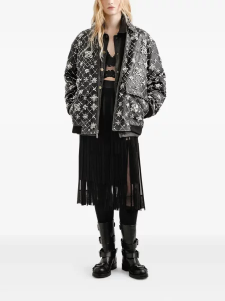 Fustă Dolce & Gabbana din organza negru