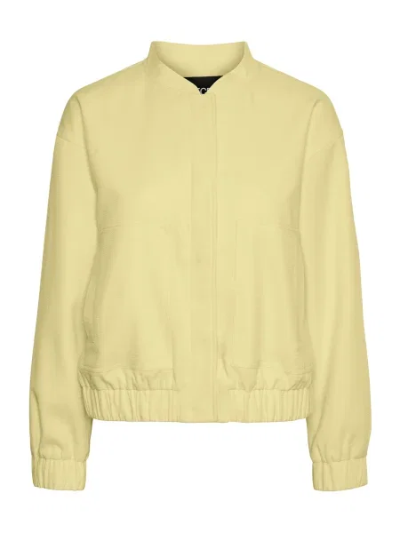 PIECES Geacă de primăvară-toamnă PCANNIE' galben