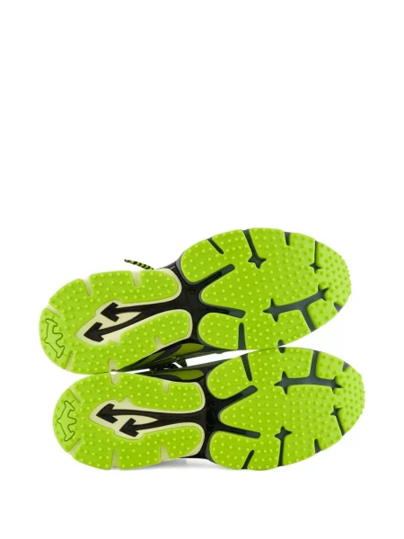 Sneakerși Off-white cu șireturi din dantelă alb
