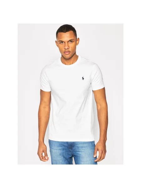 Polo Ralph Lauren Marškinėliai Custom Slim Fit balta