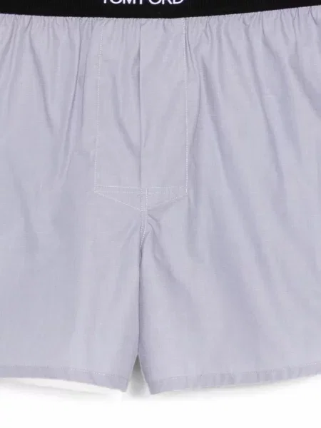 Pantaloni scurți Tom Ford cu autograf albastru