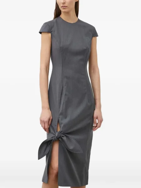 Rochie midi Remain până la genunchi de costum gri