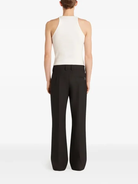 Риза Courreges без ръкави с катарама бяло