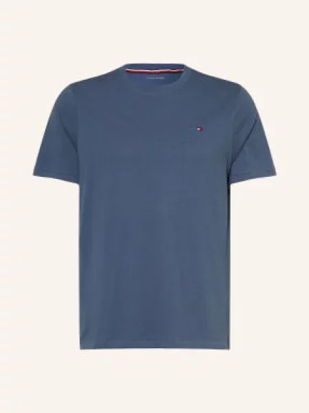 Tommy Hilfiger Koszulka Do Spania blau niebieska