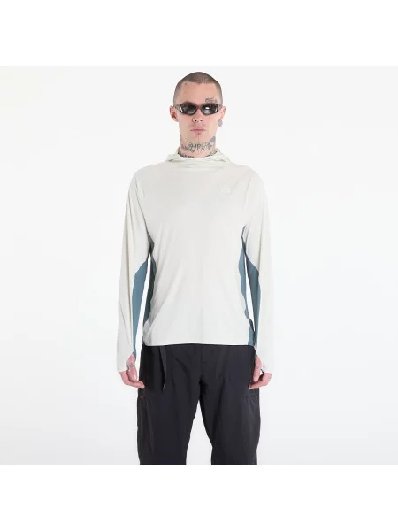 Tricou Nike ACG "Solar Chase" Dri-FIT UV Long-Sleeve Hooded Top Sea Glass/ Mineral Slate/ Summit White M alb