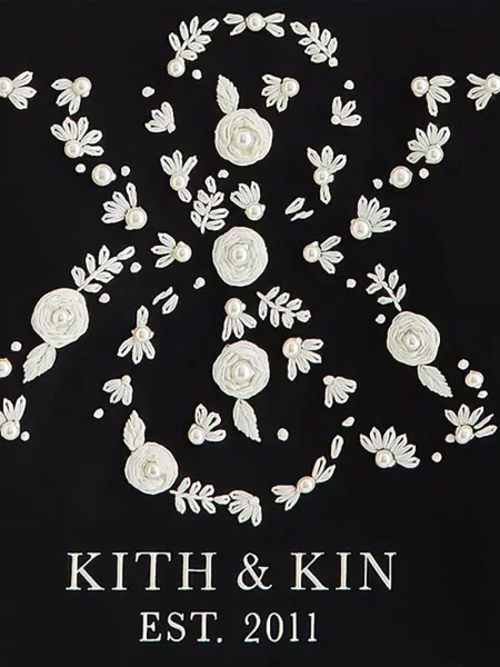 Hanorac Kith cu perle negru