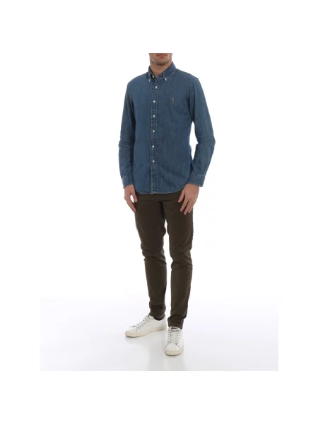 Polo Ralph Lauren Koszula Core Replen Granatowy niebieska