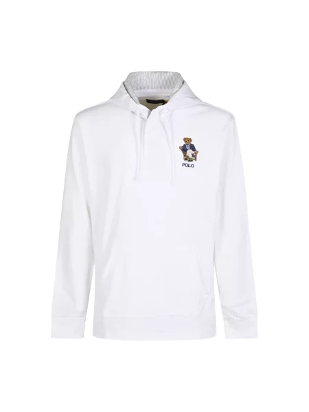 Dzianinowa bluza Polo Ralph Lauren biała