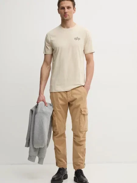 ALPHA INDUSTRIES Kargo hlače Force pesek bež
