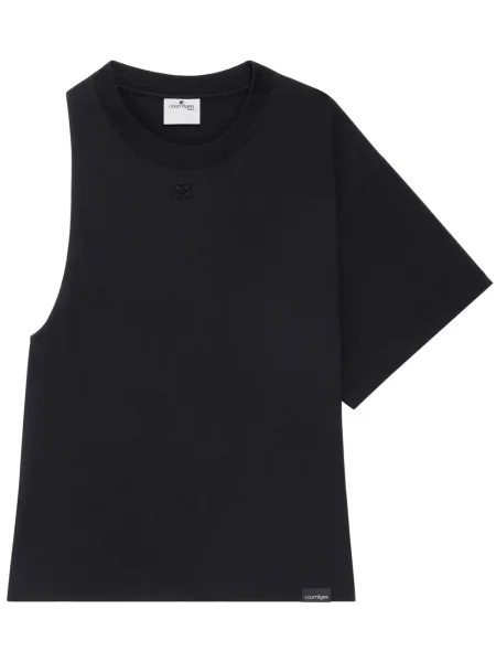 Tricou Courreges negru