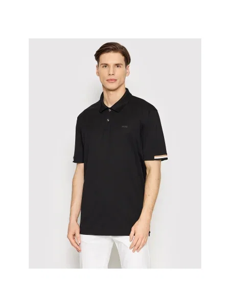 Boss Pólóing Parlay Regular Fit fekete